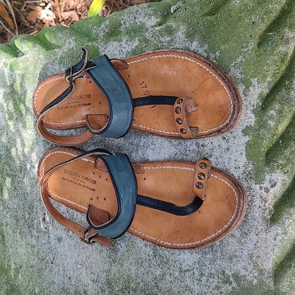 Rare Golden Goose by K. Jacques St-Tropaz T strap leather sandals. Sz 40… - Picture 2 of 16